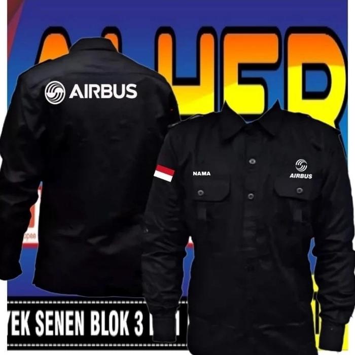 kemeja Airbus baju Airbus seragam Airbus Pdh Airbus baju kerja Airbus