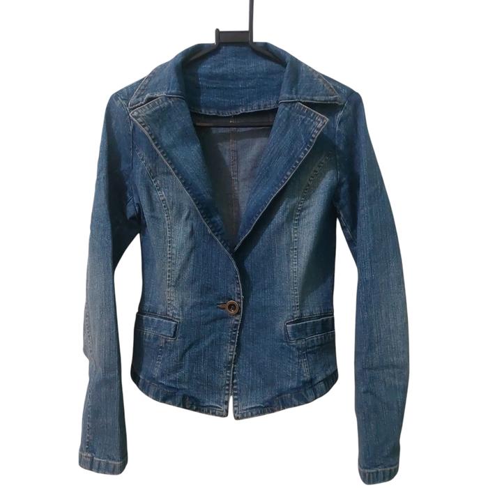 Jaket Denim Stretchy Size M / Jaket Murah / Thrift / Jaket Jeans