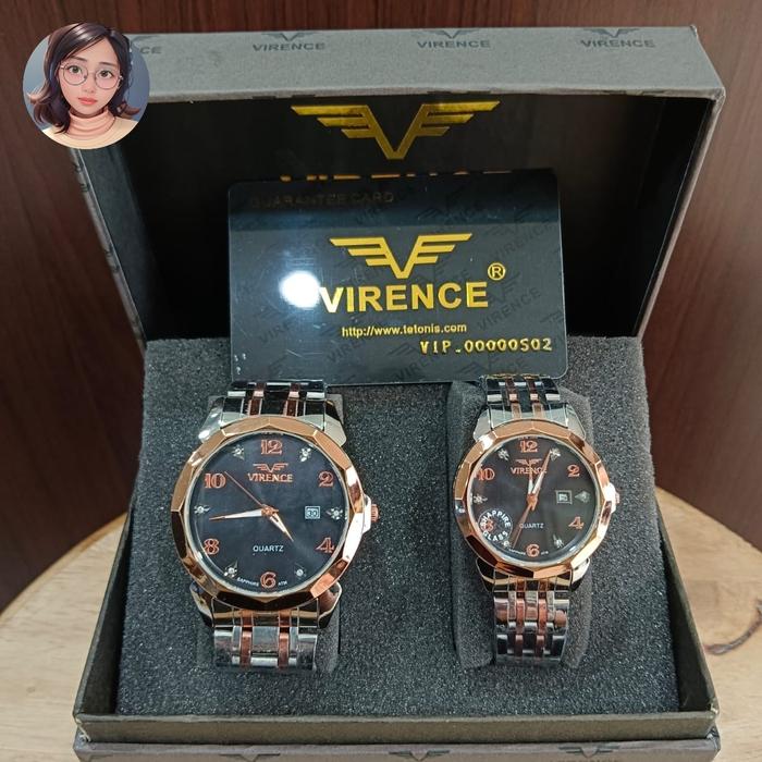 Jam Tangan couple Virence