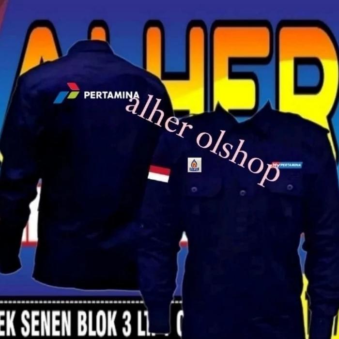 kemeja elpiji baju elpiji seragam elpiji kemeja LPG baju LPG pdh lpg