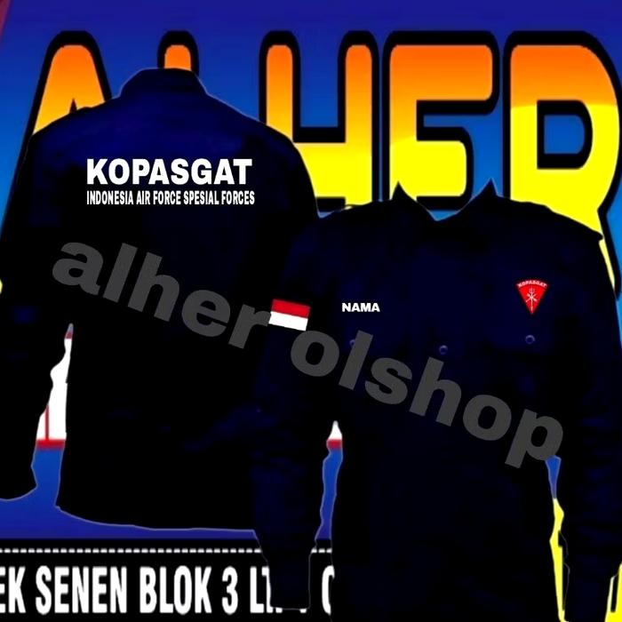 Kemeja KOPASGAT baju KOPASGAT seragam KOPASGAT Pdh KOPASGAT Pdl KOPASGAT kemeja kerja KOPASGAT baju 