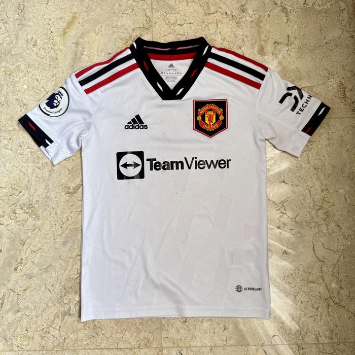 [Pre-owned] Adidas Kids Manchester United 2022/23 size 7-8Y