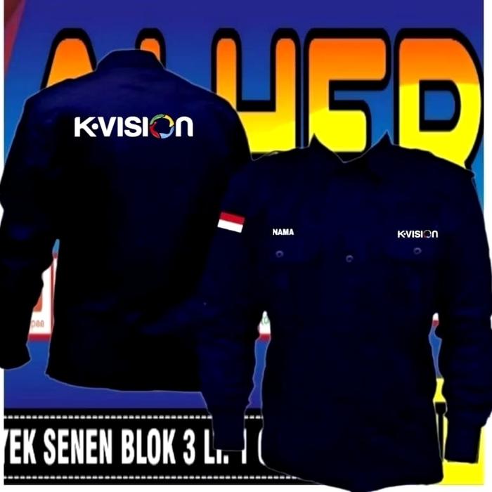 kemeja k-vision baju k-vision seragam k-vision Pdh k-vision Pdl k-visi