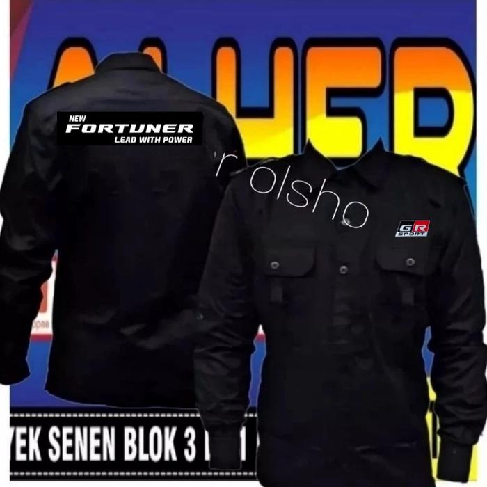 kemeja Fortuner baju Fortuner seragam Fortuner kemeja Toyota Fortuner
