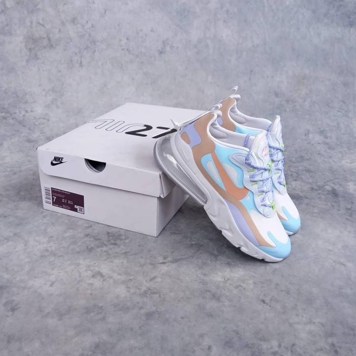 Nike Air Max 270 React Peach Blue