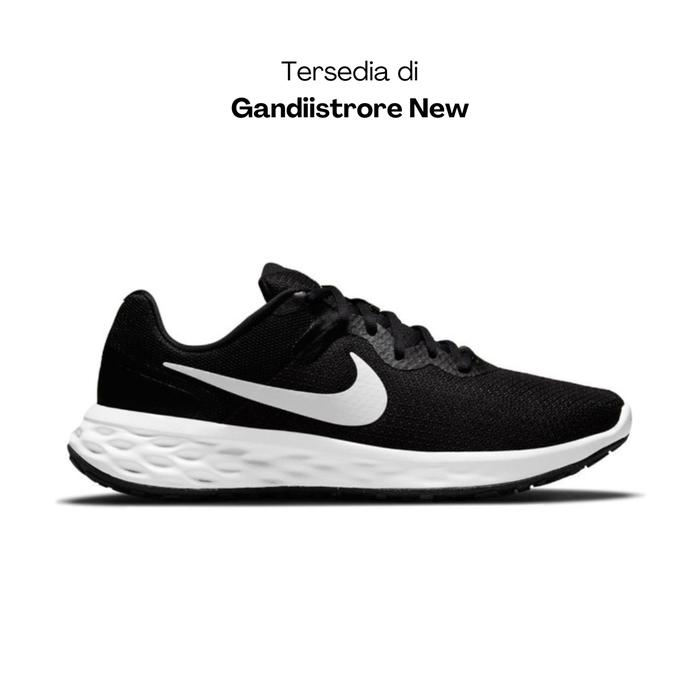 Sepatu Sneakers Nike Revolution 6 NN DC3728 003 Black White Original