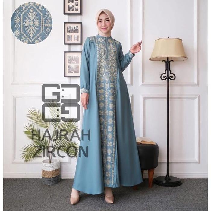TERMURAH Gamis Hajrah Zircon Kualitas Premium Original Toyobo