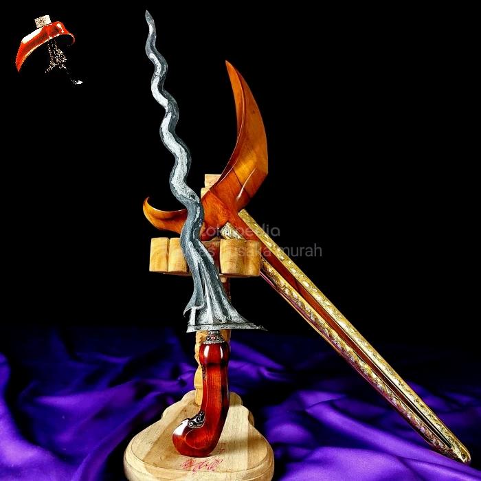 Keris Carito Keprabon Pamor Akhodiyat Meteor Tangguh Mataram Senopaten
