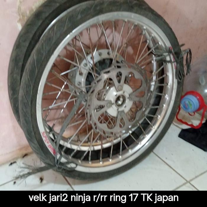 velk jari-jari bekas pemakaian Kawasaki ninja r/rr
