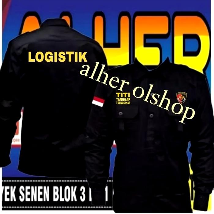 kemeja logistik polri baju logistik polri seragam logistik polri