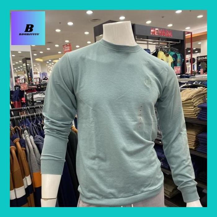 Bayu_ Details Sweater Katun Pria Polos Dengan Banyak Pilihan Warna Super Cool S-Xl