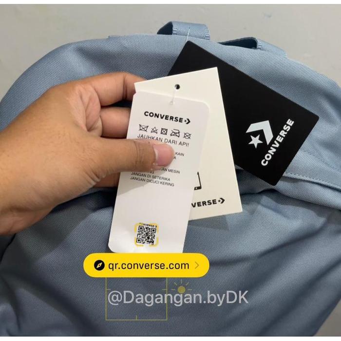 Tas Converse Backpack Original 100% (Biru Tosca) Limited Colour