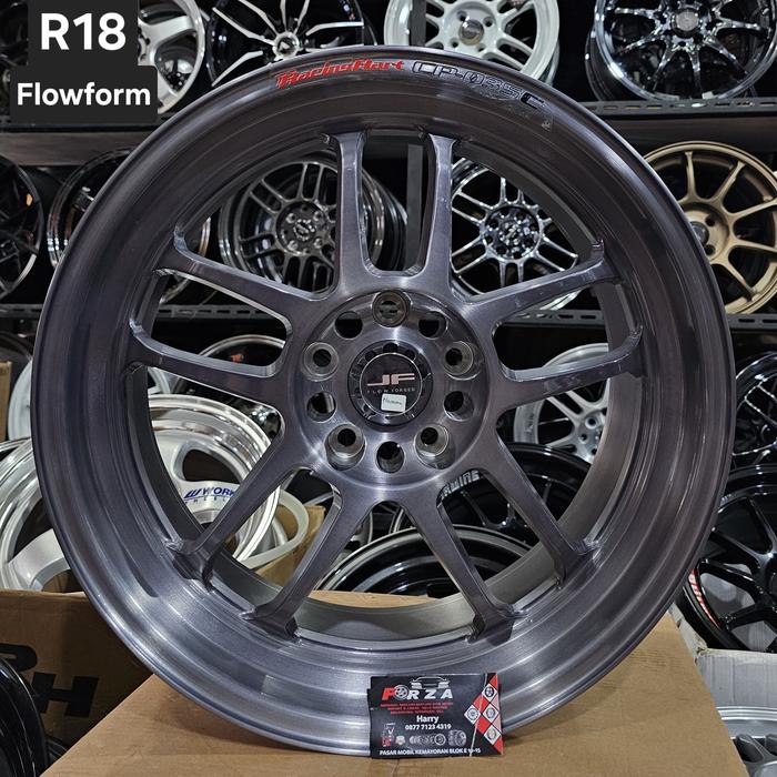 F457 Sprint hart CP035 (Flowform) R18 PCD5x114.3 Nano Brush Grey. Lebar 8.5 ET 22