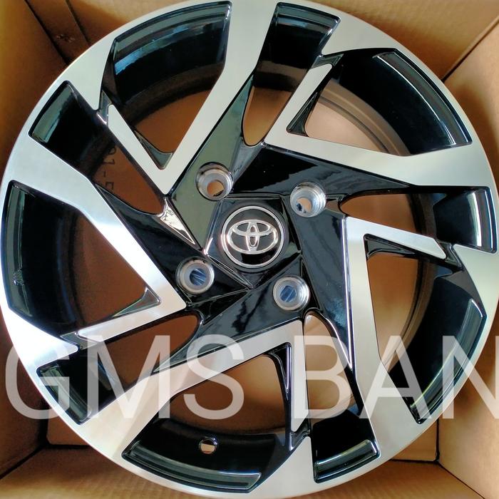 VELG/PELEK ALLOY BARU ORI AVANZA VELOZ R15x5.5-4x114.3, BLACK POLISH