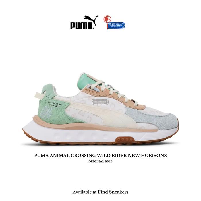 Sepatu Sneakers Wanita PUMA ANIMAL CROSSING WILD RIDER NEW HORIZONS ORIGINAL BNIB