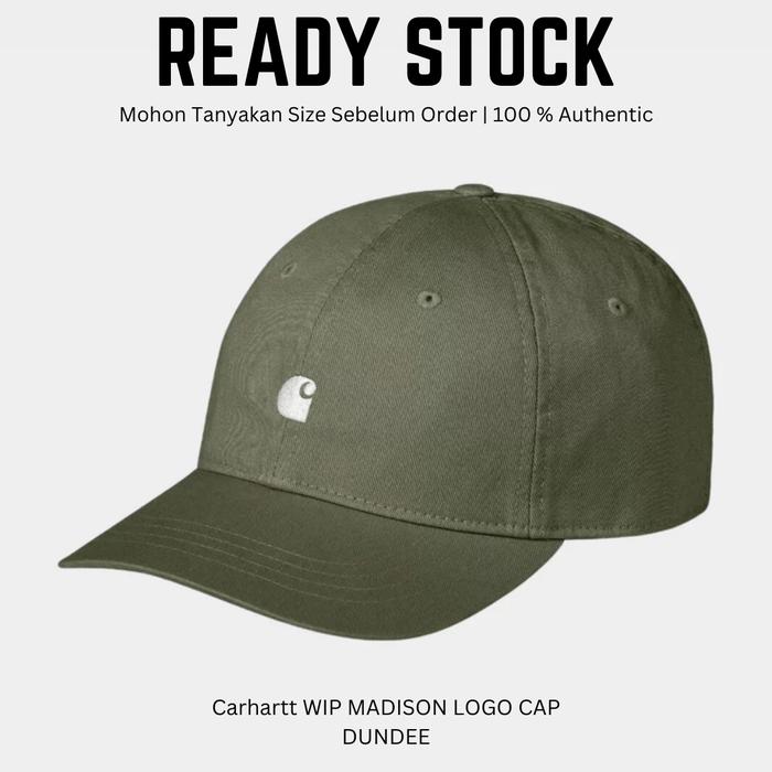 Carhartt WIP MADISON LOGO CAP | TOPI UNISEX PRIA WANITA ORIGINAL 100 %