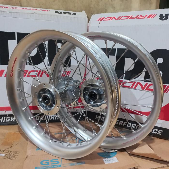 whellset klx roda supermoto klx ukuran 215 250 tdr ushape