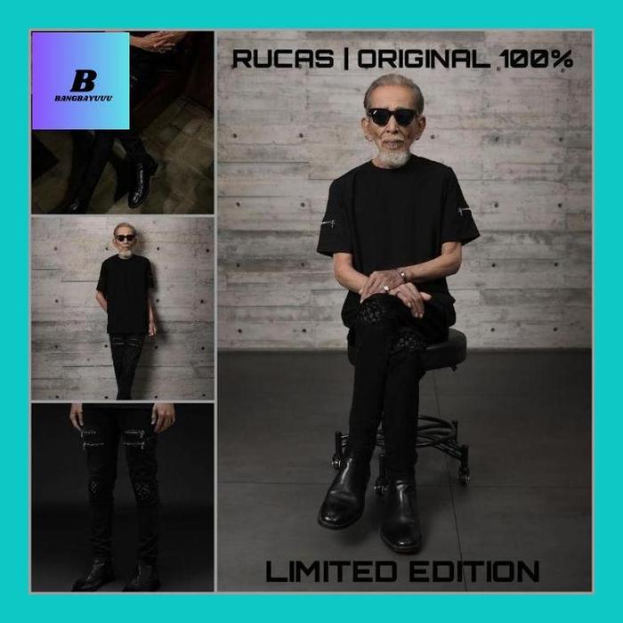 Bayu_ Celana Rucas Diamond Leather Jeans | The Grand Combination Short | Rucas Season 13 Caviar Plat
