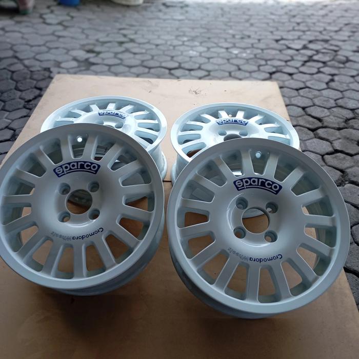 Velg original Sparco Cromodora Ring 15 pcd 4x100 Lobang 4