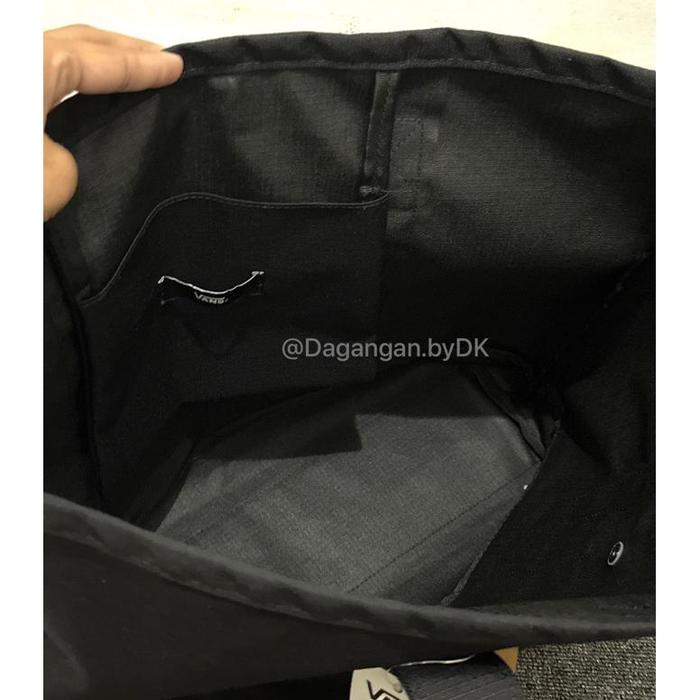 Tas Totebag Vans Original 100% Full Hitam (Limited)