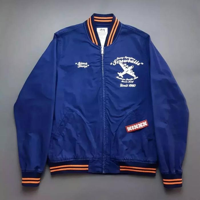 2010 Stussy x Black Sheep Varsity Jacket