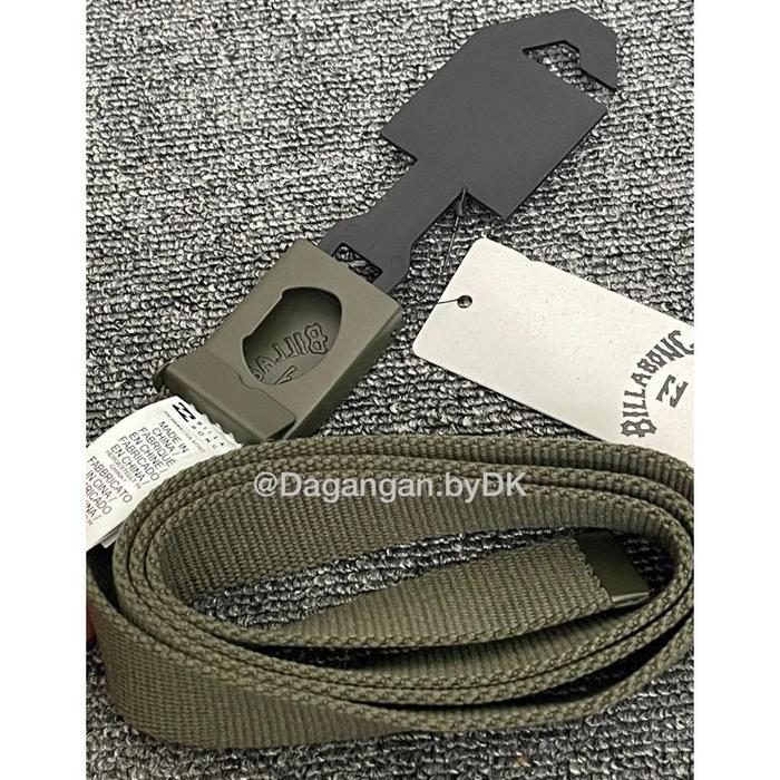 Belt Billabong Original 100% Green Army New