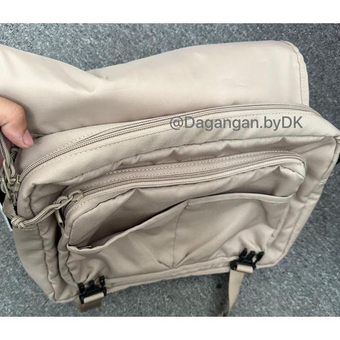 Tas Converse Sling Bag Original 100% Coklat Beige