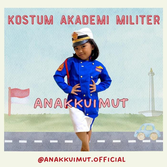 SERAGAM TARUNA AKMIL ANAK - BAJU TARUNA AKMIL ANAK PEREMPUAN - KOSTUM TARUNA AKADEMI MILITER ANAK