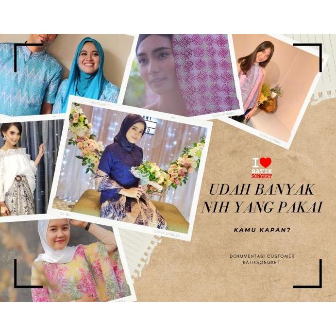 KAFTAN JUMPUTAN ORI BATIK PALEMBANG SASIRANGAN MAKASSAR VISCOSE VISKOS