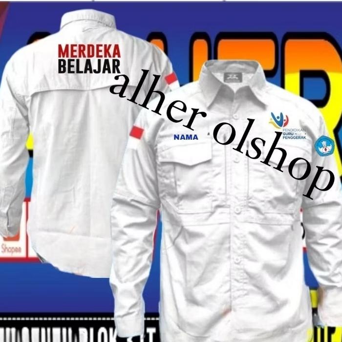 kemeja tactical merdeka belajar baju tactical merdeka belajar seragam tactical merdeka belajar kemej