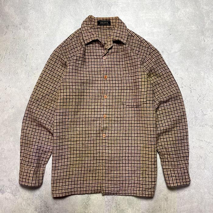 Kemeja Flanel Wool Felent Size M Second