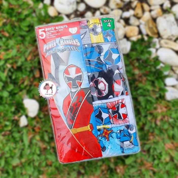 Power Rangers 5pc Briefs Set for Boy Size 4T