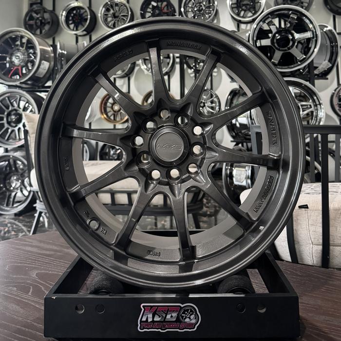 CE28 Rays RH 10021 spec 16x7 h10x100/114,3 et35 Gloss Gunmetal Blue Sticker