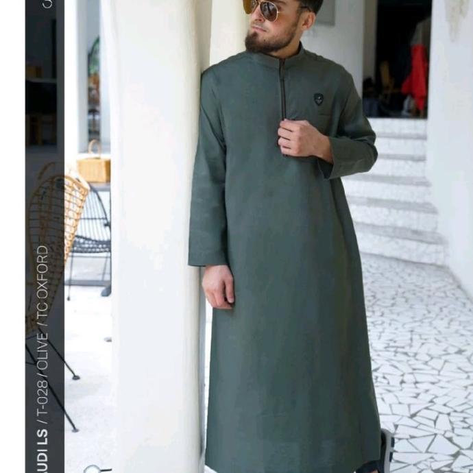 Jubah SAMASE Original | jubah saudi lengan panjang - Zipper T 028