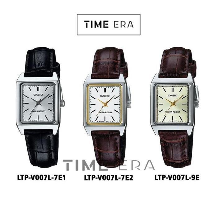 Casio Original LTP-V007L-7E1 7E2 9E Jam Tangan Wanita Kulit -Toko Terapan Sukses