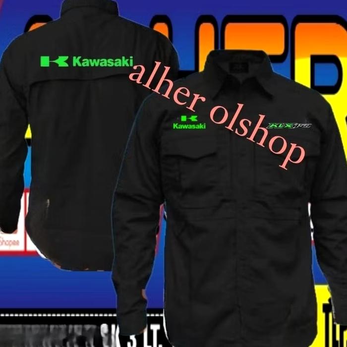 Baru kemeja tactical Kawasaki KLX baju tactical Kawasaki KLX seragam tactical Kawasaki KLX kemeja KL
