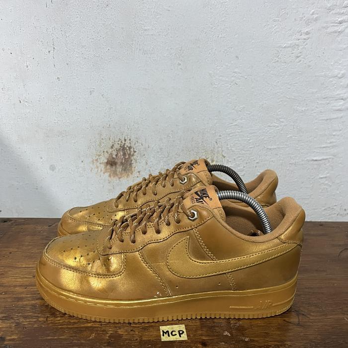 Sepatu second ori nike af1 low metallic size