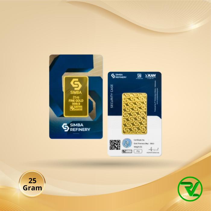 Logam Mulia SIMBA PREMIUM By Simba Refinery - 25 Gram