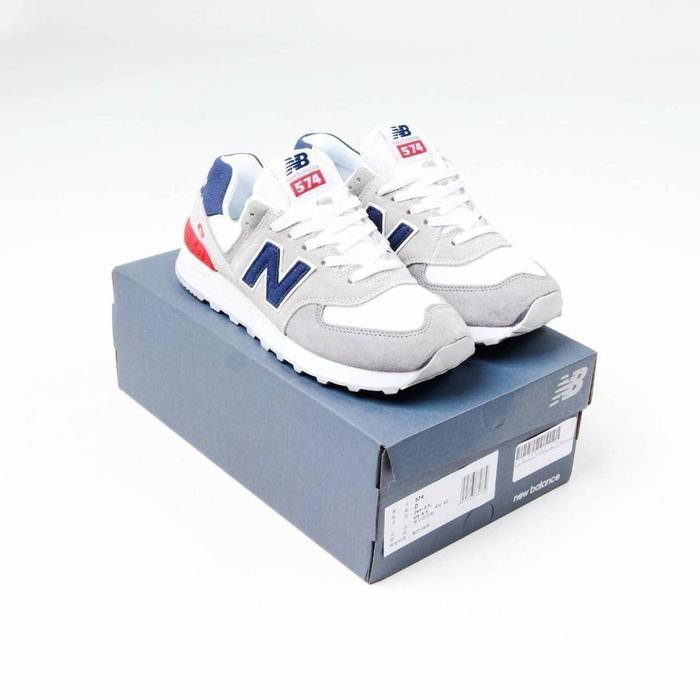 (CWD) Sneakers NB 574 Grey Blue Red "Size 37-44"