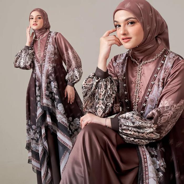 Gamis Coklat Dress Coklat Dress Pesta Coklat Gamis Pesta Coklat Dress Busui Gamis Busui Dress Jumbo