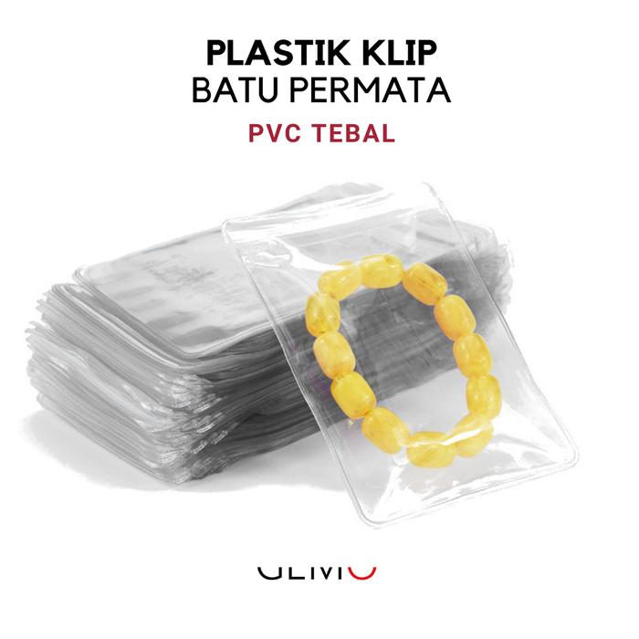 Kantong Plastik Klip Batu Mulia Akik PVC Tebal 230-450 Micron Tersedia Ukuran 5x7 6x8 7x10 8x12 10x1