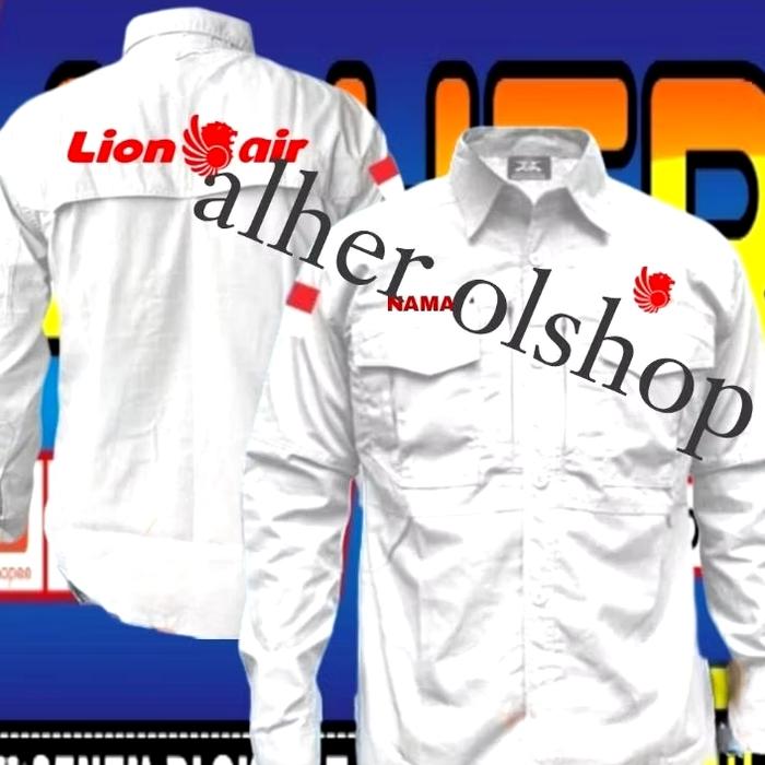 kemeja tactical lion air baju tactical lion air kemeja lion air baju Lion air seragam lion air kemej