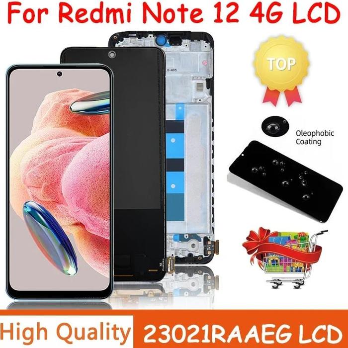 23021RAAEG 23021RAA2Y Note12 Display for Redmi Note 12 4G lcd display screen digitizer Assembly Repl