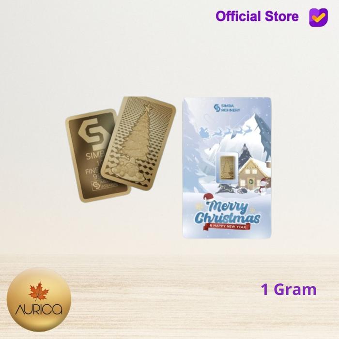Logam Mulia SIMBA CHRISTMAS By Simba Refinery - 1 Gram
