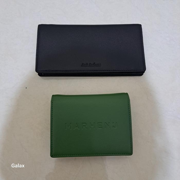 PRELOVED Marhen J Monroe Green Wallet Louis Andreano Long Dompet Panjang Pendek Black Hitam Hijau Ap