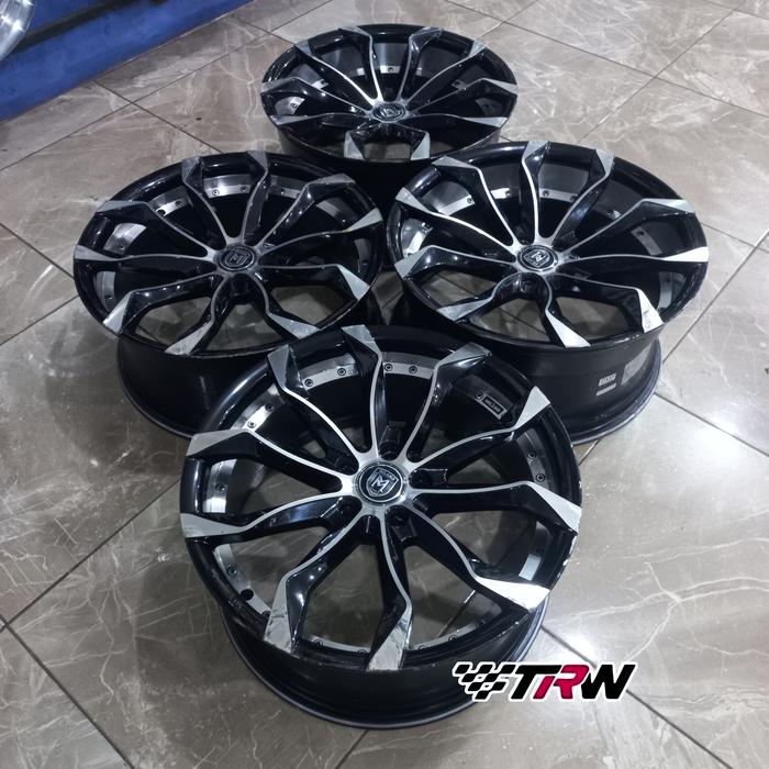 VELG SECOND MERK MILANO BY JF LUXURY RING 19 PCD 5X114'3 LEBAR 8.5/9.5