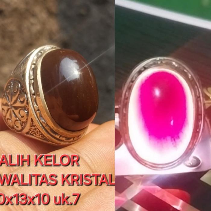 fosil Kayu galih kelor kristal dari jawa