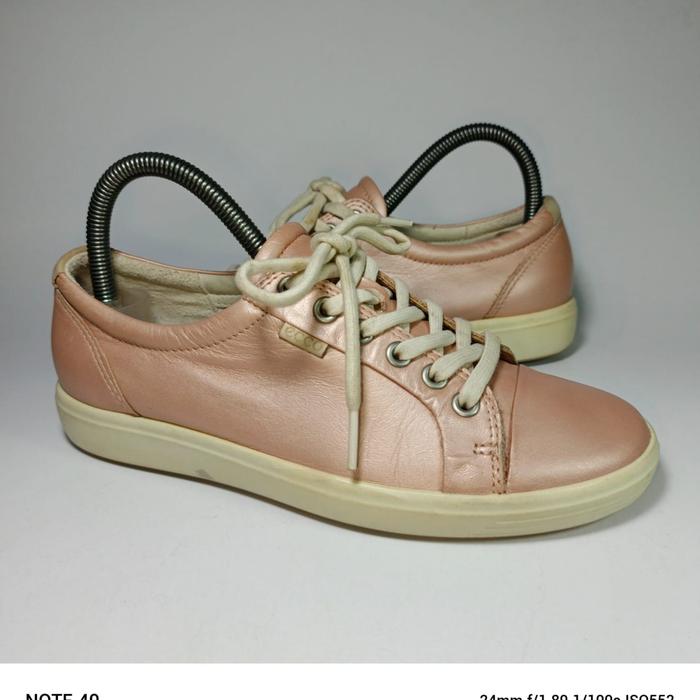Ecco original leather sneaker 37 size woman shoes