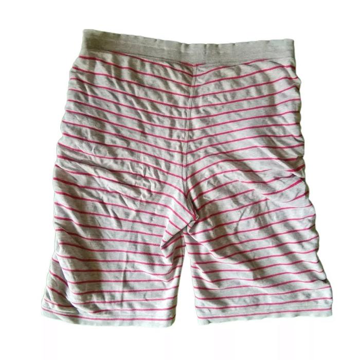 UNIQLO Red and White Striped Short Pants Celana Pendek Original Second Merch Japan Korea Brand Vinta