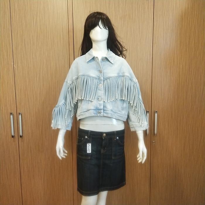 jaket denim STELLA NOVA original second branded oversized